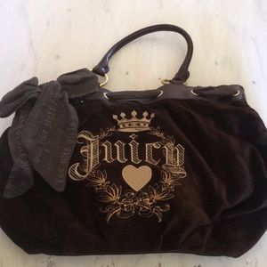 Large brown juicy couture bag
